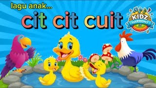 cit cit cuit...lagu anak, lagu populer