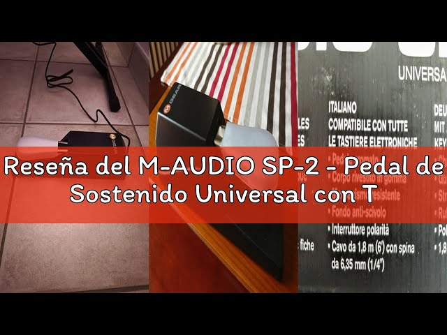 Vídeo relacionado con M-AUDIO SP-2 - Pedal de Sostenido Universal con Tacto de Piano para Teclados Electrónicos, Pianos Digitales, Controladores Midi, Sintetizadores y más