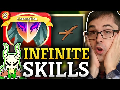 The Infinite Skills Deck (Dead Branch + Corruption) | Ascension 20 Silent Run | Slay the Spire