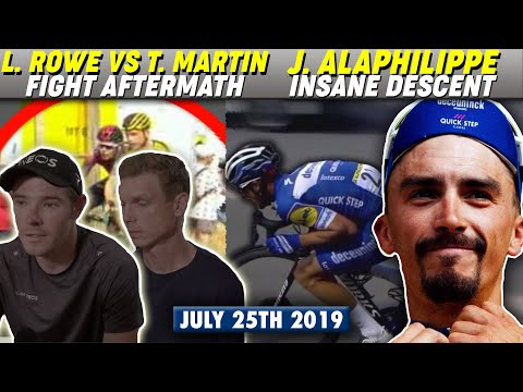 Julian Alaphilippe Risks Everything on Galibier Tour de France Descent! Martin & Luke Rowe Fight!