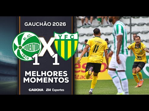 JUVENTUDE 1x1 YPIRANGA | MELHORES MOMENTOS | GAUCHÃO | 10/01/2026