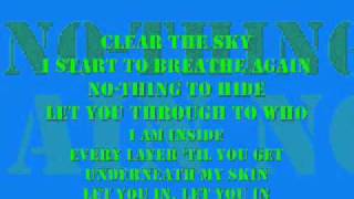 Jordin Sparks Let it Rain Lyrics!