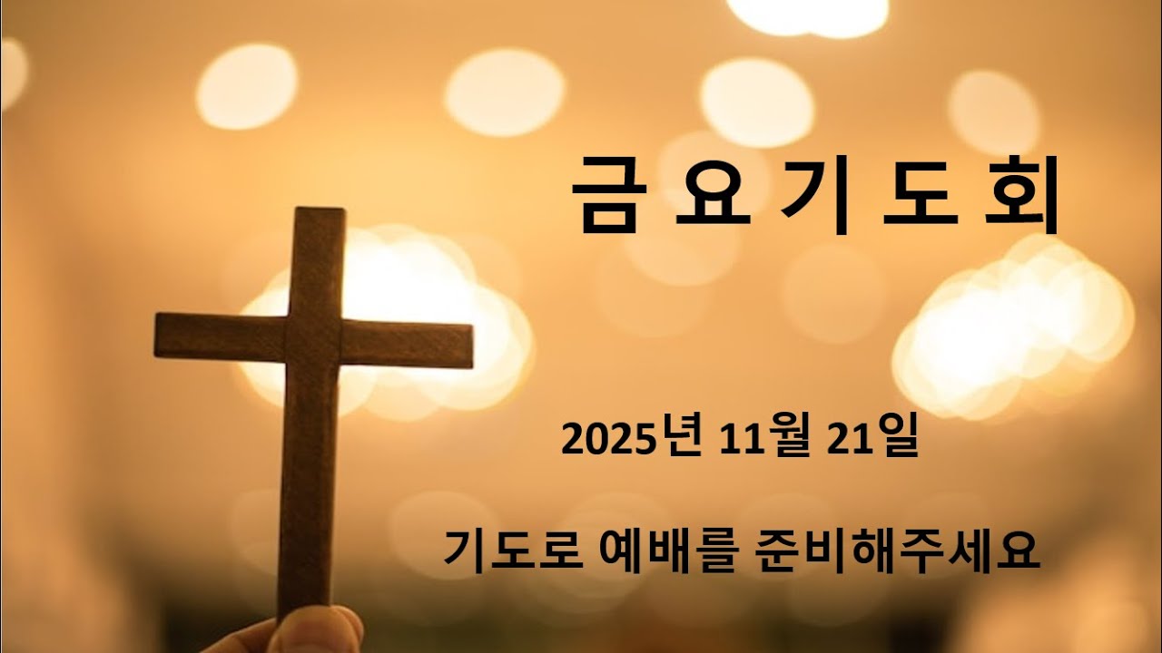 주의뜻교회 금요모임 11월 21일 영상 썸네일