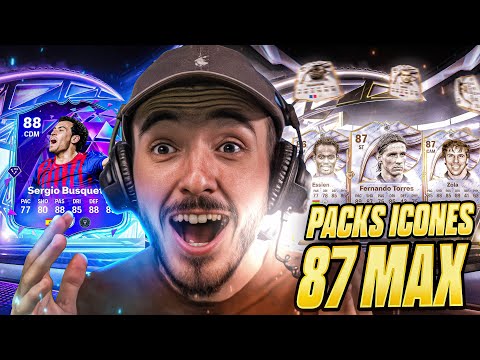 I OPEN 87 MAX ICON PACKS + I TEST 88 BUSQUETS 😲💥 - FC 26 Ultimate Team