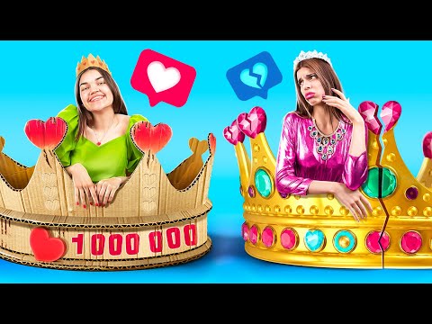 Rich Unpopular Princess vs Broke Popular Princess