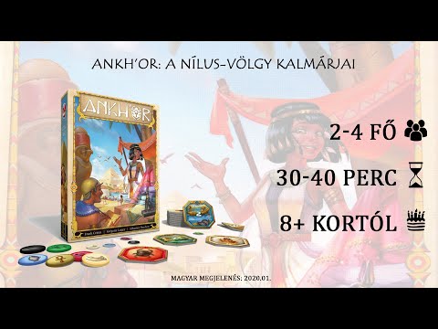 Ankh'or: A Nílus-völgy kalmárjai társasjáték (szabályismertető) - Dragonboard