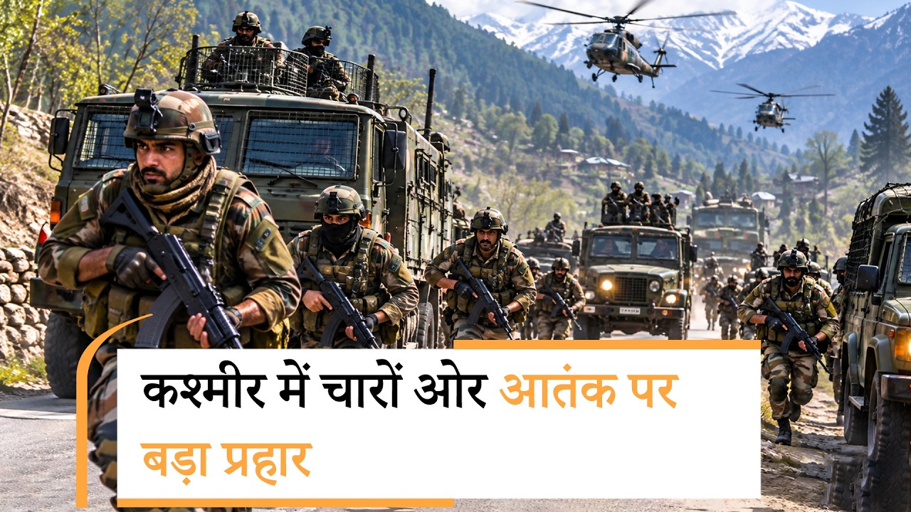 Kashmir में Terrorism पर सबसे बड़ा प्रहार! Kulgam से Kupwara तक Security Forces ने कसा शिकंजा Kashmir में Terrorism पर सबसे बड़ा प्रहार! Kulgam से Kupwara तक Security Forces ने कसा शिकंजा