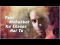 Pehli Mohabbat Ka Ehsaas Hai Tu Sad Song Whatsapp Status Video Lyrics