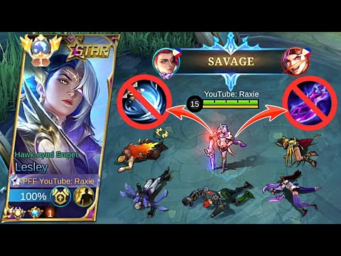 SAVAGE!! REASON WHY YOU SHOULD STOP USING WINDTALKER & SCARLET PHANTOM ON LESLEY - RAXIE BEST BUILDS