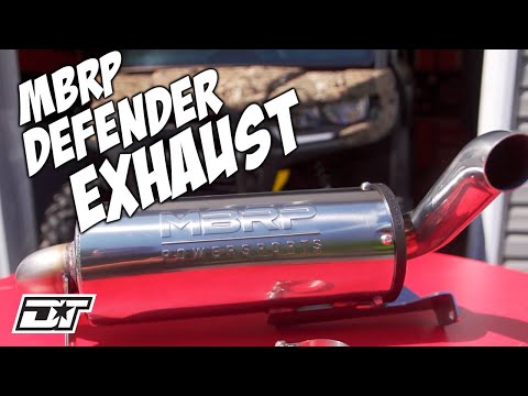 MBRP UTV Exhaust for Can Am Defender HD10 Sounds Awesome!