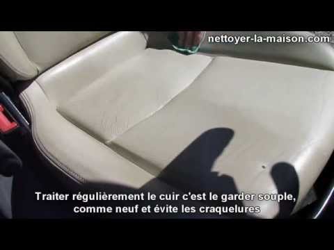 comment nettoyer siege cuir voiture