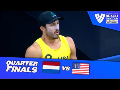van de Velde/Immers vs. Budinger/Evans - Quarter Finals Highlights Saquarema 2023 #BeachProTour
