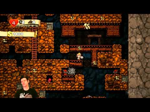 [2012-07-03] MAN vs SPELUNKY (XBLA - Night 1) - Play the original free at spelunkyworld.com n...