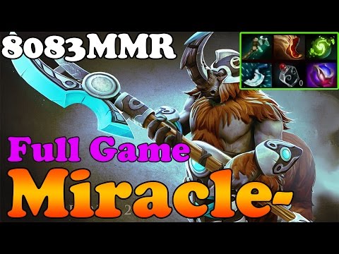 Dota 2 - Miracle- TOP 1 MMR IN THE WORLD 8083MMR Plays Magnus - Full Game - Ranked Match Gameplay