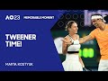 Kostyuk Hits Tweener & Nadal Approves! | Tennis Plays for Peace 2023