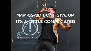 High Hopes - Panic! At The Disco (Lyrics)