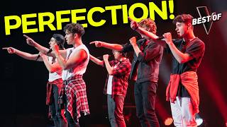 5 Best Friends Sang Backstreet Boys And Turned ALL 4 CHAIRS | The Voice