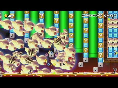 50THANKS!ちょっと難しい 60SEC SPEEDRUN! by あまてらす! ~ World Record! - Super Mario Maker - No Commentary 1bn