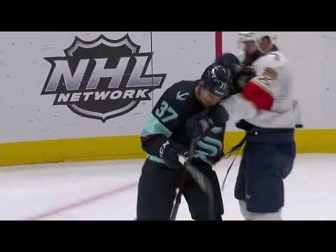 NHL Fight - Panthers @ Kraken - Gudas vs Gourde - 23/01/2022