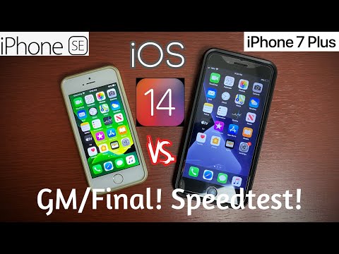 iOS 14 GM/Final Speedtest! iPhone SE (1st Gen.) vs. iPhone 7 Plus!