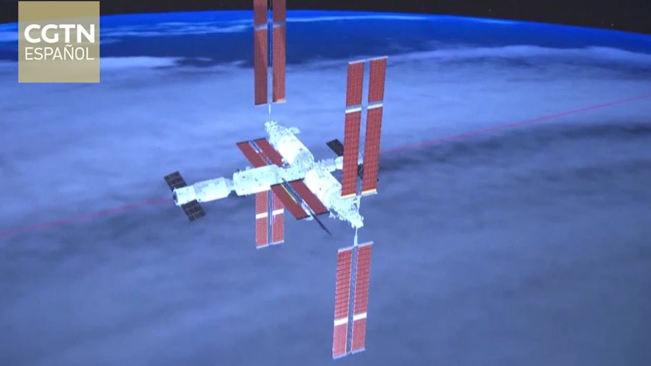 Nave espacial china Shenzhou-21 se desacopla de combinación de estación espacial