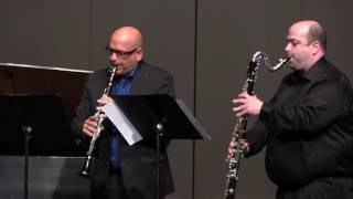 Bacchanale (4 clarinets) by C.Saint Saëns with Ph.Cuper, V.Tangarov, A.Moisan, D.Gould