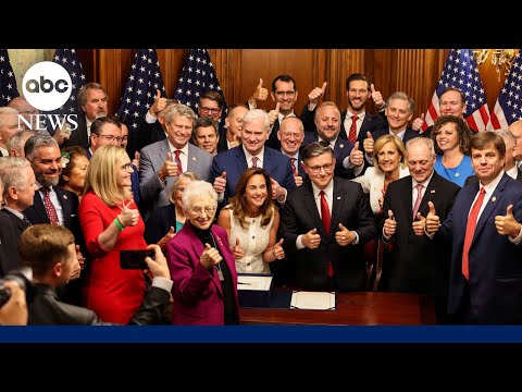 Speaker Johnson speaks after House passes Trump's megabill