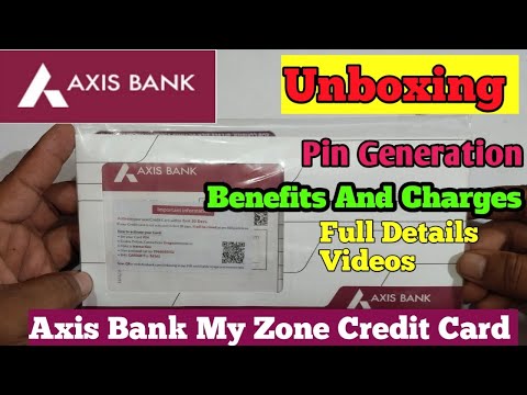 Axis Bank My Zone Credit Card Unboxing Video| axis bank credit card unpacking Video| axis bank Card