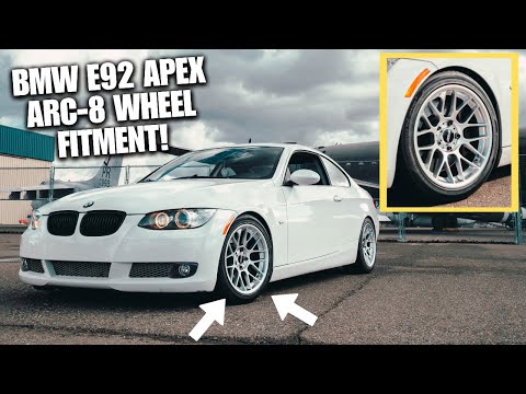 BMW E92 BEST & MOST AGGRESSIVE APEX WHEELS! (17 INCH)