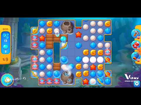 Fishdom. 9135 level no boosters and diamonds. 18 moves
