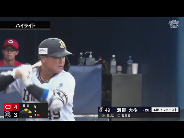 【ファーム】7月13日 オリックス・バファローズ 対 広島東洋カープ ハイライト