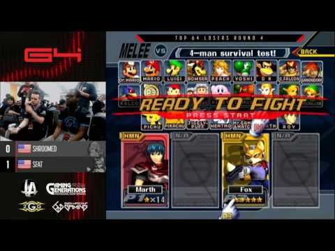 IMT | Shroomed vs. CLG.SFAT - Genesis 4 | Melee Top 64