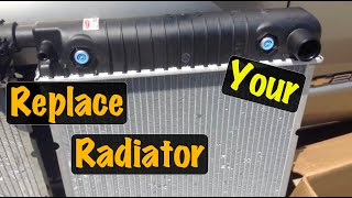 1995 - 2000 OBS GM Truck Vortec 5.7L V8 Radiator Replacement (Chevy & GMC)