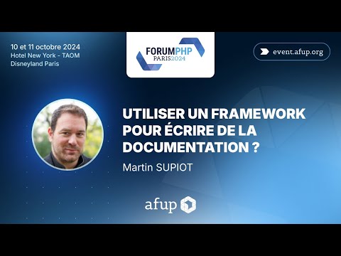 Utiliser un framework pour écrire de la documentation ? - Forum PHP 2024