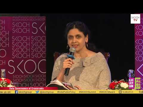 Ms Anita Gurumurthy at the 63rd SKOCH Summit: Public Policy Forum