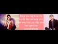 Glee- What makes you beautiful Lyrics 