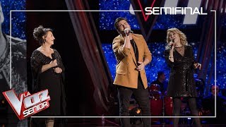 David Bustamante y los talents de Pablo López cantan &#39;Desde que te vi&#39; | Semifinal | La Voz Senior