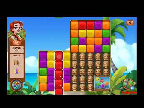 Lost Island Blast Adventure Level 770 NO BOOSTERS - A S GAMING