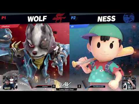 SSBU @ Battlegroundz - Losers Semis: xYosher vs SexyBeast420