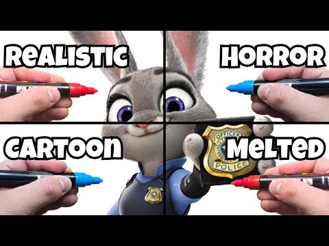 Drawing Judy Hopps—Zootopia in 4 Incredible Styles!