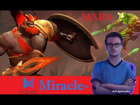 NIGMA.Miracle- - MARS - Midlane [DOTA 2 GAMEPLAY]