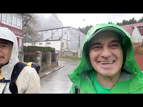 JEPII MARI - BUSTENI 950 m - canton JEPI 1960 m - BUSTENI 950 m - (ploaie cu grindina - la final)