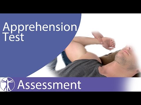 Apprehension (Crank) Test for Anterior Shoulder Dislocation | Shoulder Instability