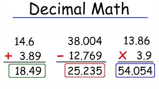 Math - Decimal Arithmetic