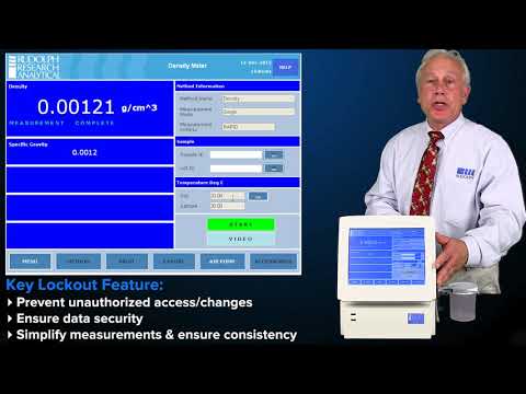 RUDOLPH   Series 3 Density Meter Overview Video English