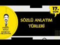 Sözlü Anlatım Türleri | 100 Günde Edebiyat Kampı 17.Gün | RÜŞTÜ HOCA