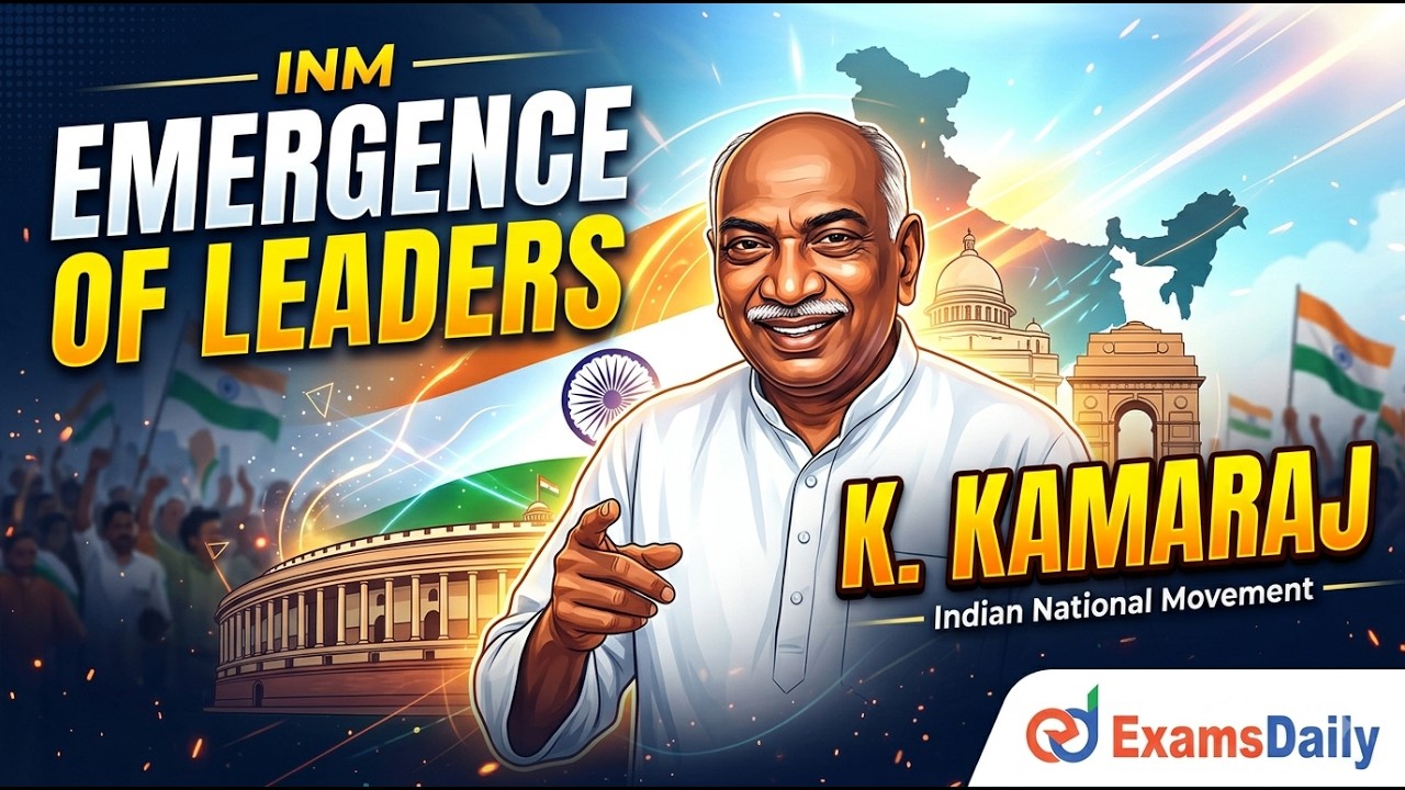 TNPSC 2026 INM Leaders - K. Kamaraj