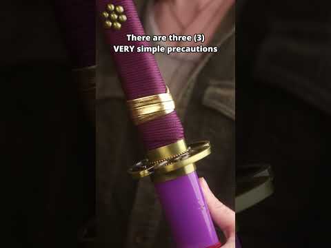 3 Rules You NEED To Follow With a Katana