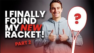 I finally found my new Racket!! Racket Switch Journey Pt. 2 | Rackets & Runners
