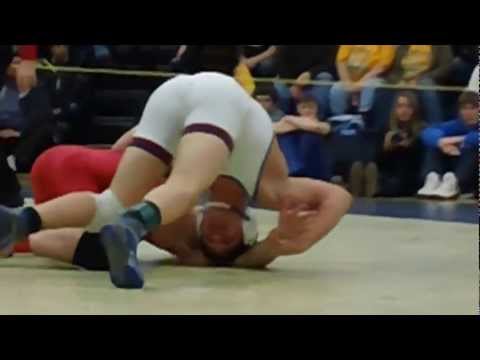 2013 Division III district finals -- 132 pounds (Marthey dec. Johns, 5-1)